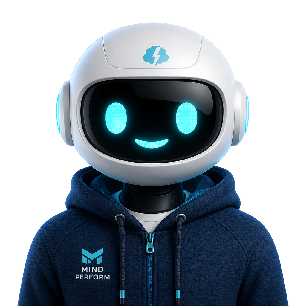 Friendly AI coach character